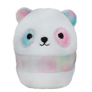Squishville Rainbow Dream Squad - Pei Rainbow Panda - New 2" Plush